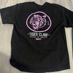 Tiger claw purple t shirt